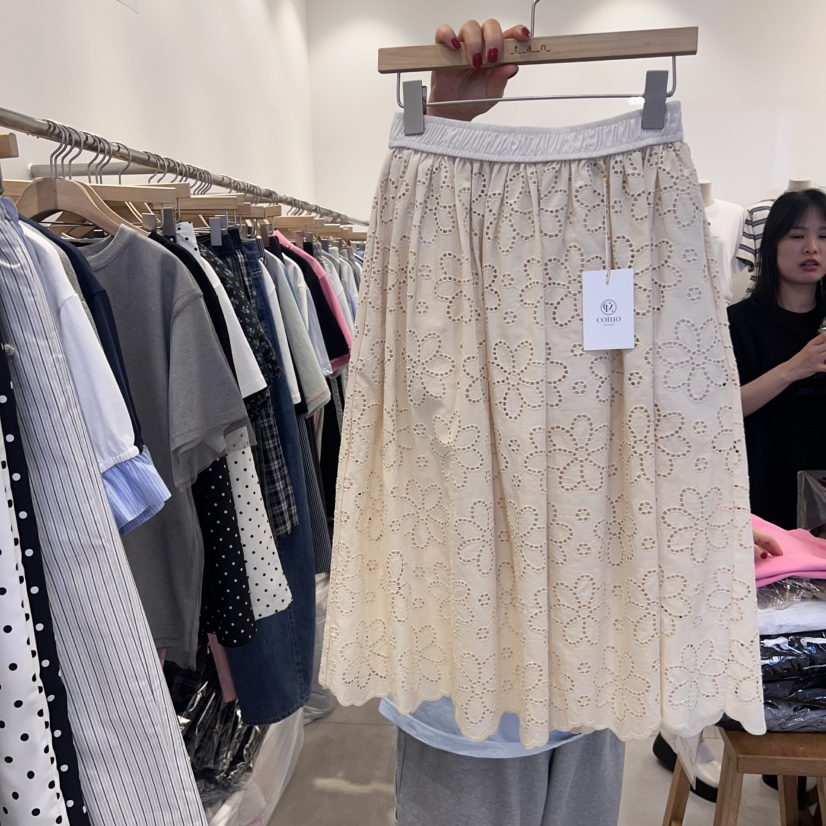 TAN&amp;COMO韓國㊣直郵東大門代購女裝新品人氣半身裙中短裙tan-COMO半身裙/中短裙圖色2