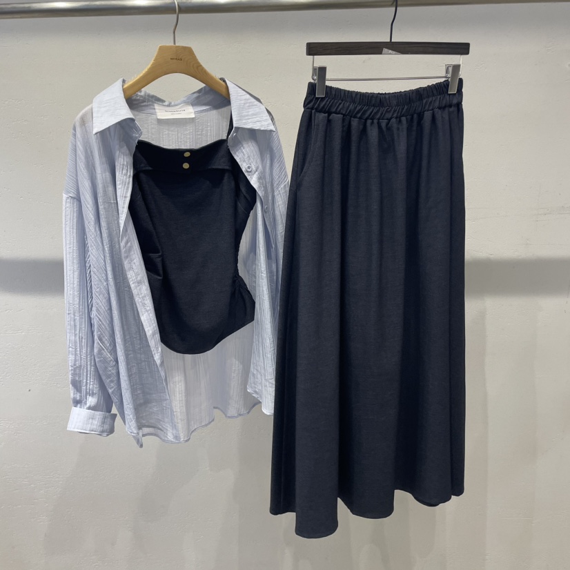 空韓國直郵㊣東大門實拍女裝新品25春夏時尚人氣套裝三件套HOT ISSUE套裝