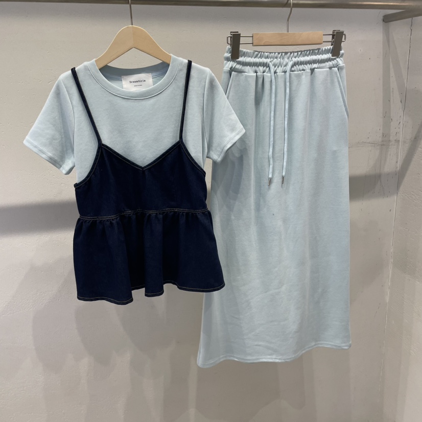空韓國㊣直郵東大門代購女裝新品休閑熱賣25春夏套裝三件套HOT ISSUE套裝