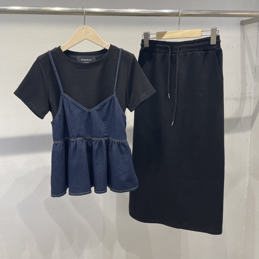 空韓國㊣直郵東大門代購女裝新品休閑熱賣25春夏套裝三件套HOT ISSUE套裝圖色4
