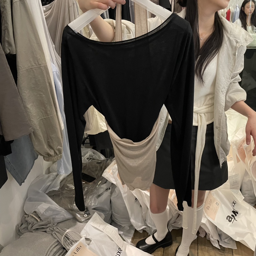 CREAM VILLA韓國直郵㊣東大門實拍女裝新款25春夏套裝鵝CREAMVILLA套裝