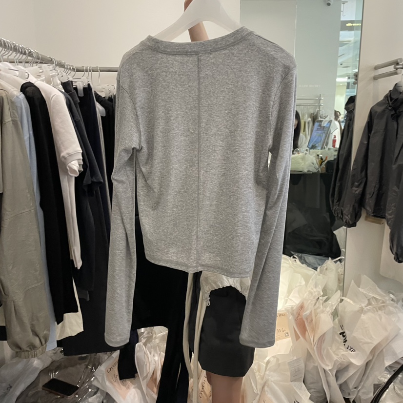 CREAM VILLA韓國直郵㊣女裝新款時尚長袖T恤CREAMVILLA長袖T恤