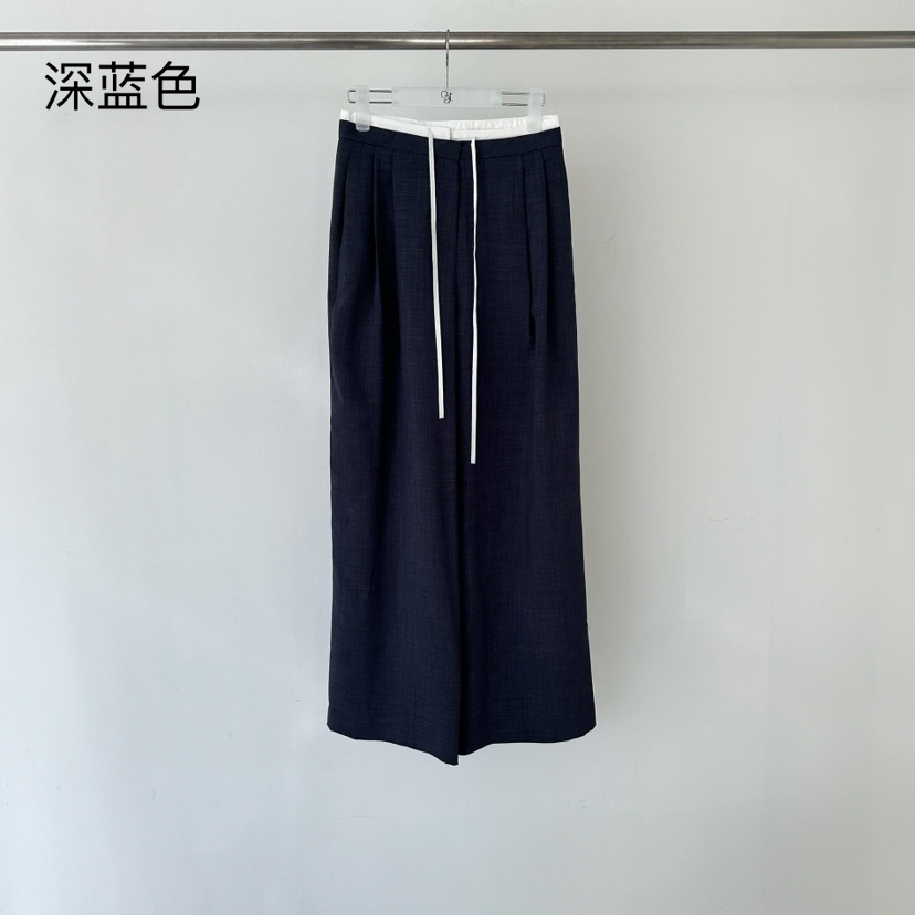 OATMEAL韓國直郵㊣東大門實拍女裝新品推薦25春夏熱賣休閑褲OATMEAL休閑褲圖色2
