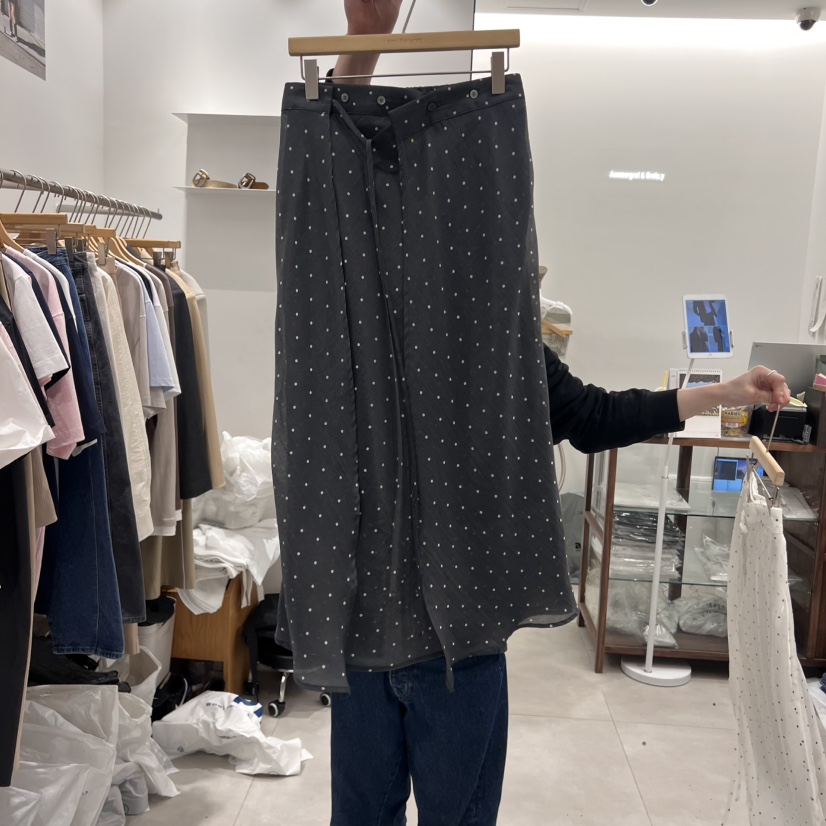 ANN MARGRET直郵韓國代購㊣女裝新款休閑半身裙中短裙裹身裙GRETA.Y半身裙/中短裙圖色2