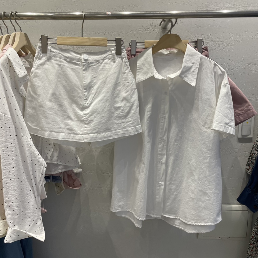 空韓國㊣直郵東大門代購女裝新品時尚人氣25春夏推薦套裝棉質HOT ISSUE套裝圖色2