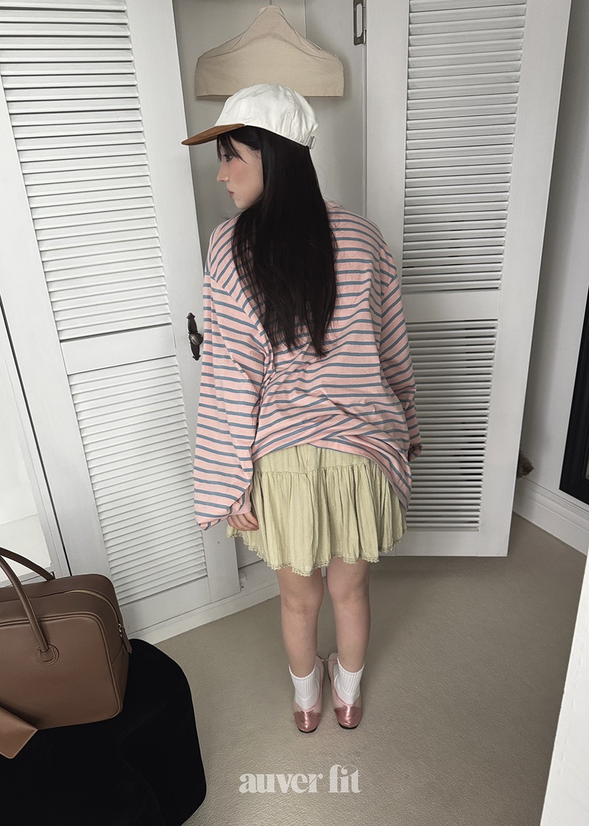 AUVERFIT韓國直郵㊣女裝新款熱賣推薦時尚人氣25春夏短裙棉質AUVERFIT短裙