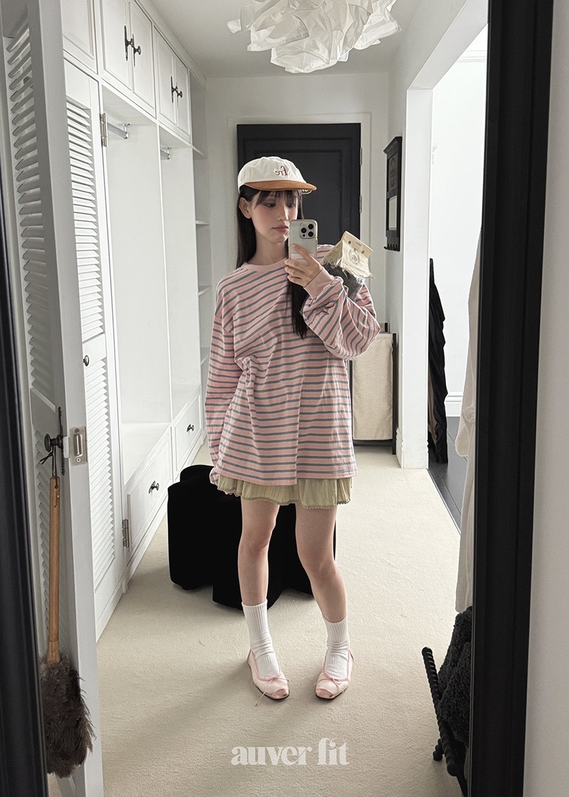 AUVERFIT韓國直郵㊣女裝新款熱賣推薦時尚人氣25春夏短裙棉質AUVERFIT短裙