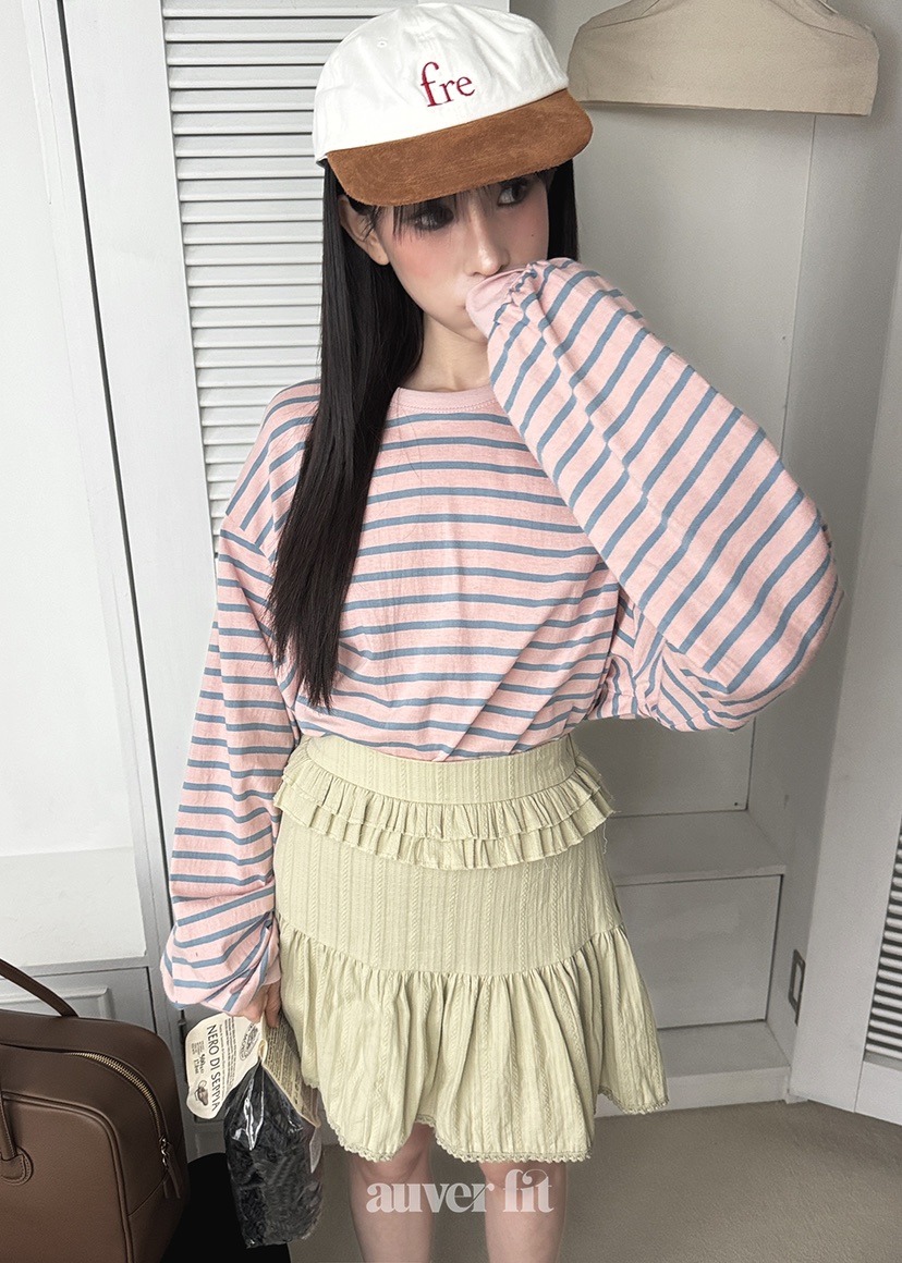 AUVERFIT韓國直郵㊣女裝新款熱賣推薦時尚人氣25春夏短裙棉質AUVERFIT短裙