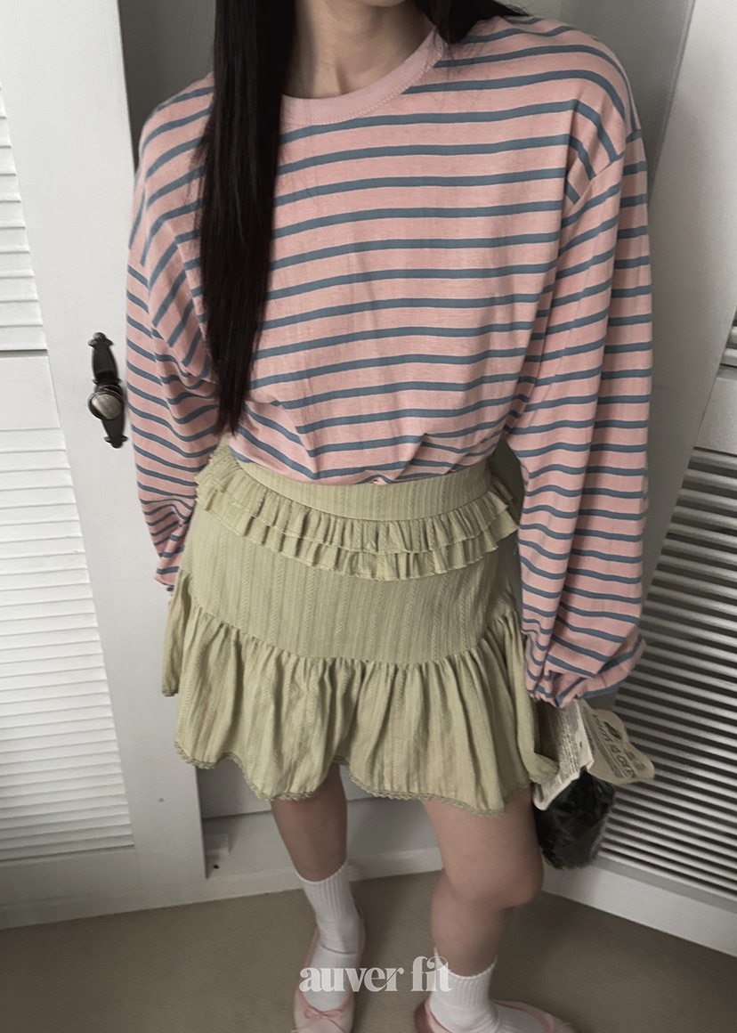 AUVERFIT韓國直郵㊣女裝新款熱賣推薦時尚人氣25春夏短裙棉質AUVERFIT短裙