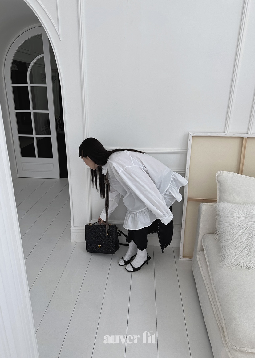 AUVERFIT韓國直郵㊣東大門實拍女裝新品推薦人氣長裙蕾絲緞面AUVERFIT長裙