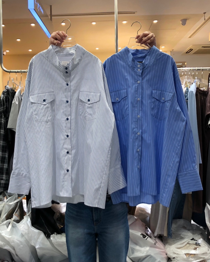 WORK SHOP直郵韓國代購㊣女裝新品25春夏推薦熱賣襯衫蕾絲衫Work_shop襯衫/蕾絲衫