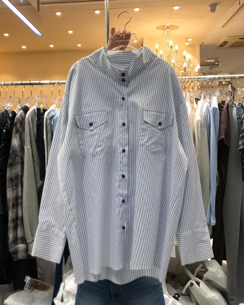 WORK SHOP直郵韓國代購㊣女裝新品25春夏推薦熱賣襯衫蕾絲衫Work_shop襯衫/蕾絲衫
