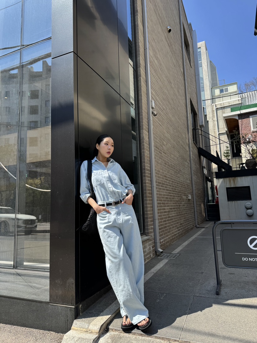 LIMLIMLIM韓國㊣直郵東大門代購女裝新品時尚休閑推薦牛仔褲LIM LIM LIM牛仔褲