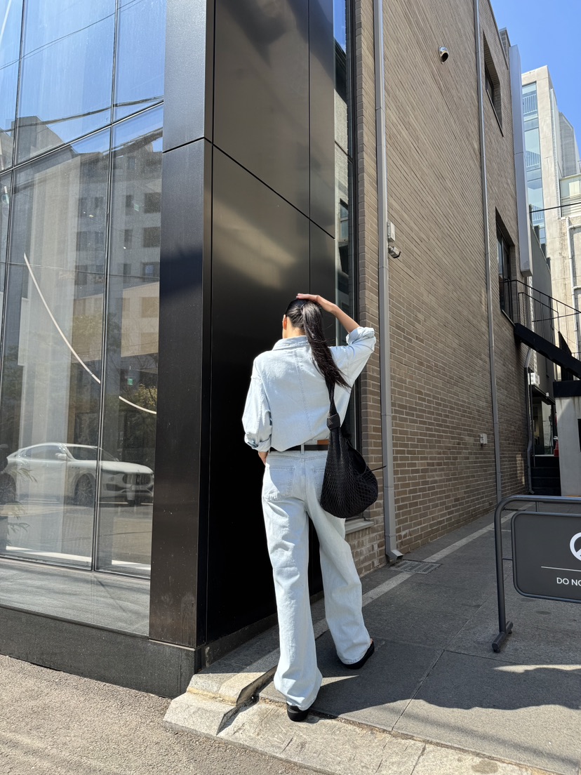 LIMLIMLIM韓國㊣直郵東大門代購女裝新品時尚休閑推薦牛仔褲LIM LIM LIM牛仔褲