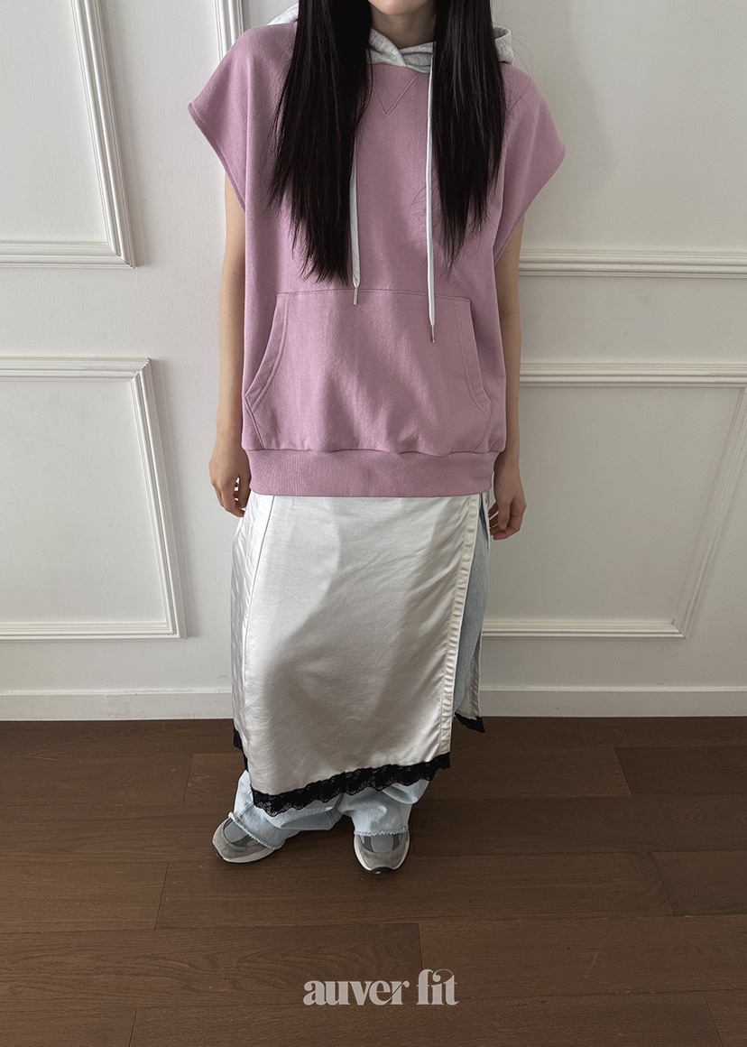 AUVERFIT直郵韓國代購㊣女裝新品休閑推薦熱賣吊帶背心連帽衫AUVERFIT吊帶/背心