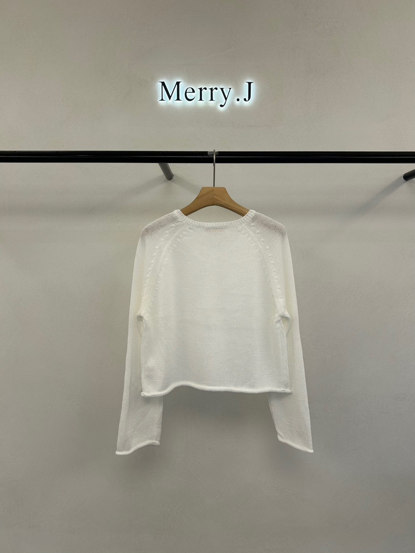 MERRY-J韓國㊣直郵東大門代購女裝新款25春夏熱賣針織衫開衫MERRY-J針織衫