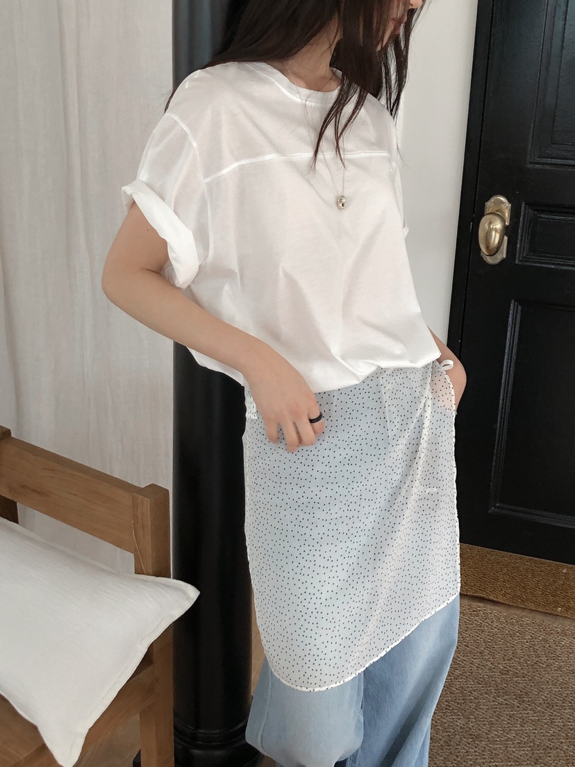 LONG PEAK韓國直郵㊣女裝新品熱賣時尚休閑25春夏推薦人氣T恤LONG PEAKT恤