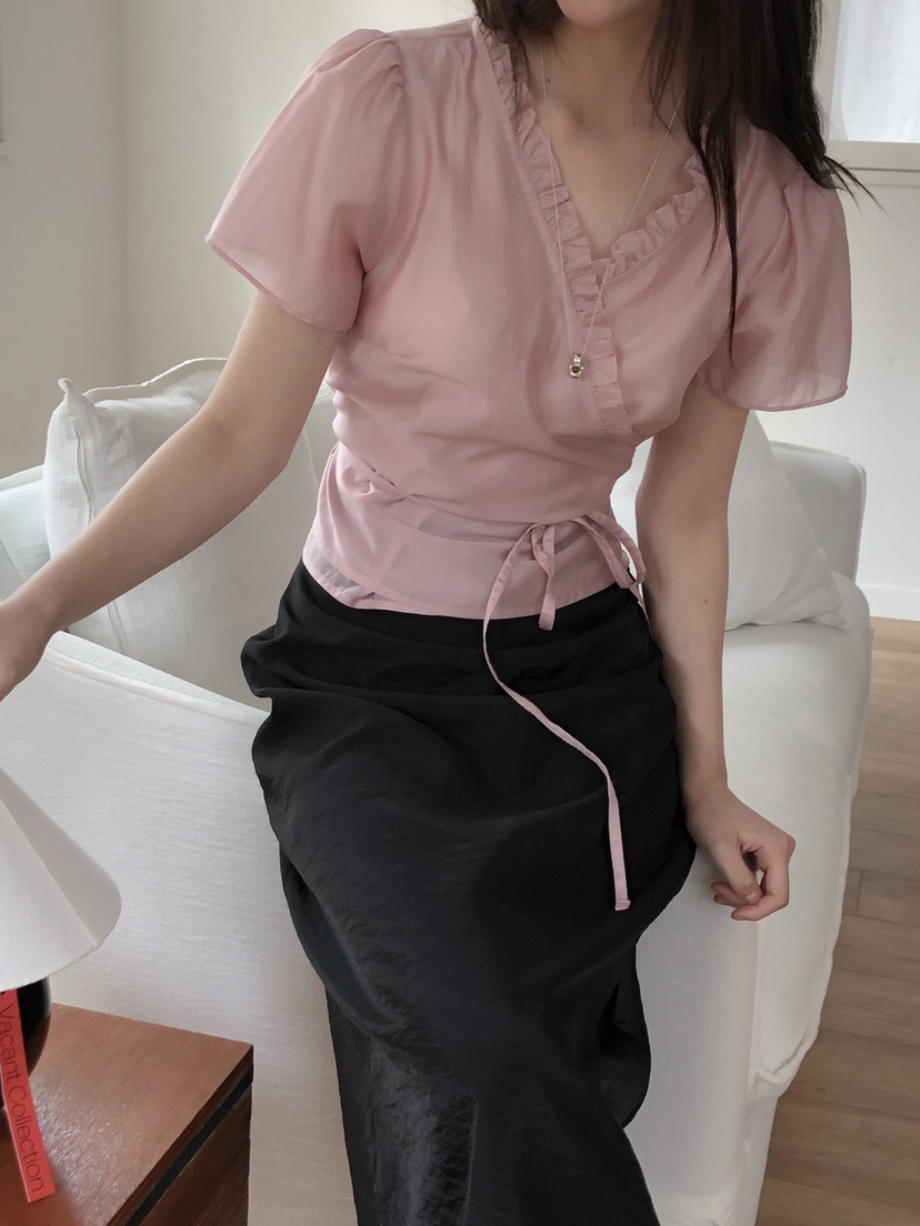 LONG PEAK韓國直郵㊣女裝新品25春夏推薦人氣熱賣襯衫蕾絲衫LONG PEAK襯衫/蕾絲衫