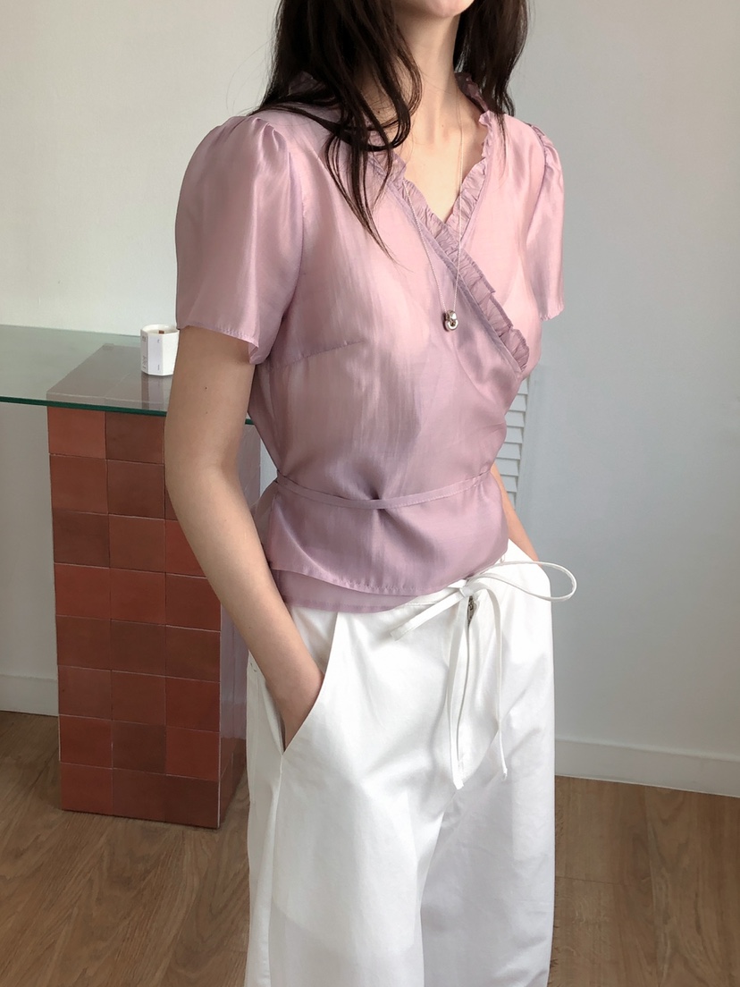LONG PEAK韓國直郵㊣女裝新品25春夏推薦人氣熱賣襯衫蕾絲衫LONG PEAK襯衫/蕾絲衫