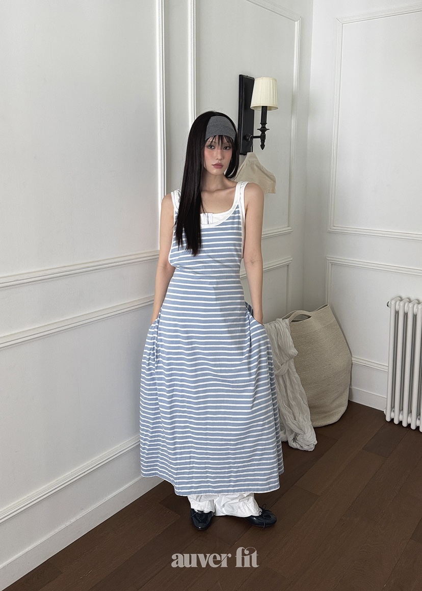 AUVERFIT韓國㊣直郵東大門代購女裝新品25春夏時尚推薦連衣裙AUVERFIT連衣裙