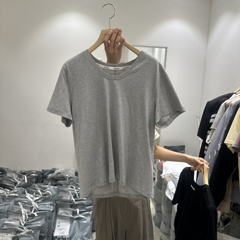 URBANSTORY/REMAKING直郵韓國代購㊣女裝新款25春夏休閑T恤BAGUETTE-PT恤圖色4