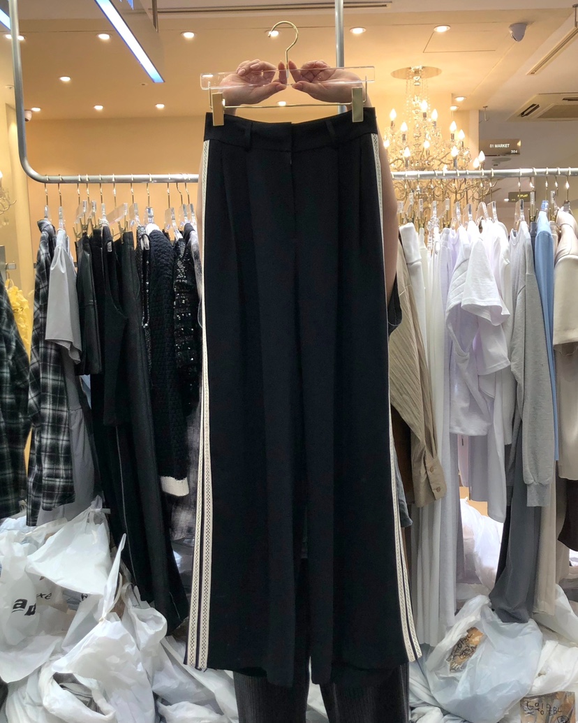 WORK SHOP直郵韓國代購㊣女裝新款25春夏人氣推薦熱賣休閑褲Work_shop休閑褲圖色2