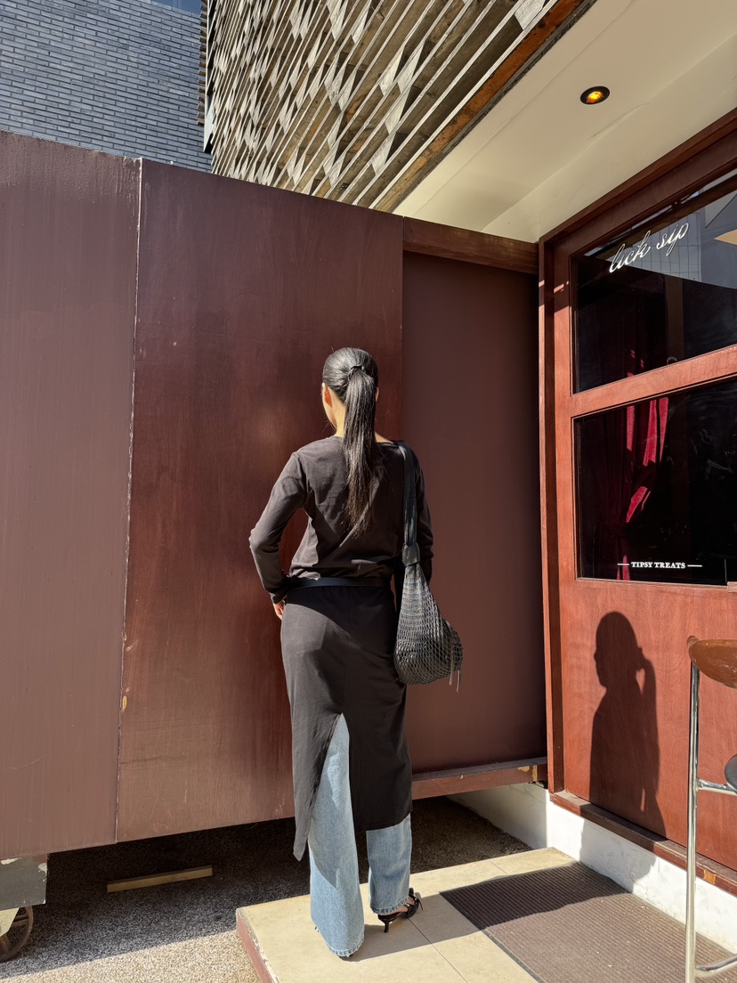 LIMLIMLIM直郵韓國代購㊣女裝新款時尚推薦熱賣連衣裙透視長款LIM LIM LIM連衣裙