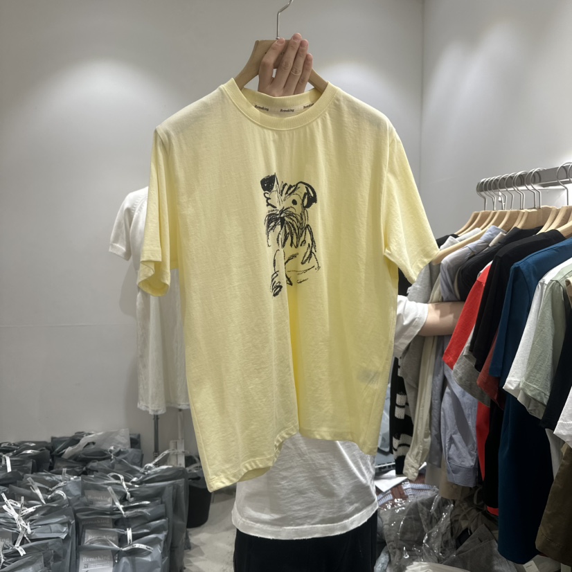 URBANSTORY/REMAKING韓國直郵㊣女裝新品25春夏人氣時尚T恤BAGUETTE-PT恤圖色2