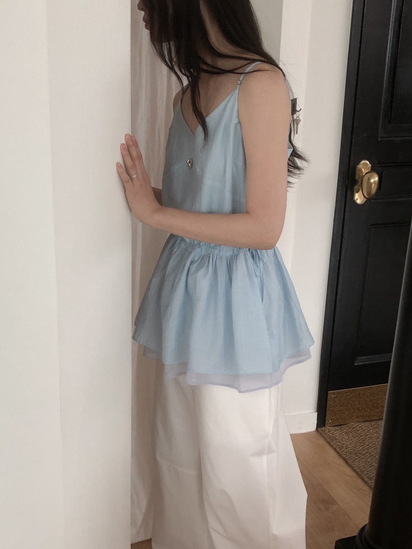LONG PEAK直郵韓國代購㊣女裝新款時尚25春夏吊帶背心緊身LONG PEAK吊帶/背心