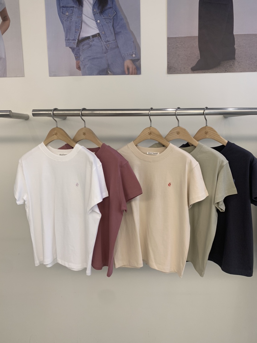 SELECT MARKET韓國直郵㊣東大門實拍女裝新品熱賣人氣T恤刺繡SELECT MARKETT恤