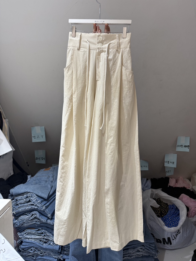 BELITA-L韓國直郵㊣東大門實拍女裝新品推薦25春夏熱賣休閑褲BELITA-L休閑褲