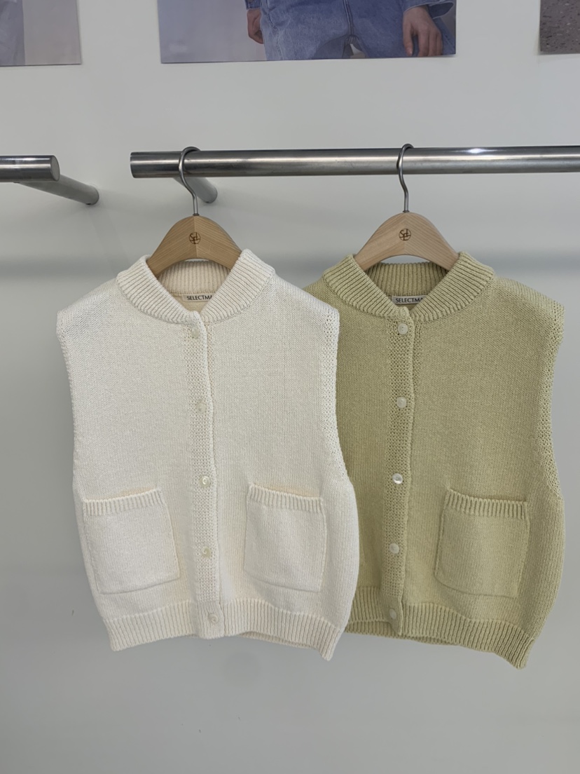 SELECT MARKET韓國直郵㊣女裝新品休閑推薦25春夏熱賣馬甲SELECT MARKET馬甲