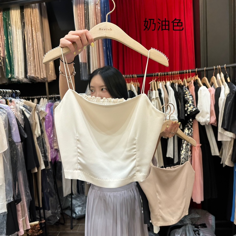 HERISH-HAUTE韓國直郵㊣女裝新款熱賣時尚推薦25春夏吊帶背心HERISH-HAUTE吊帶/背心圖色2