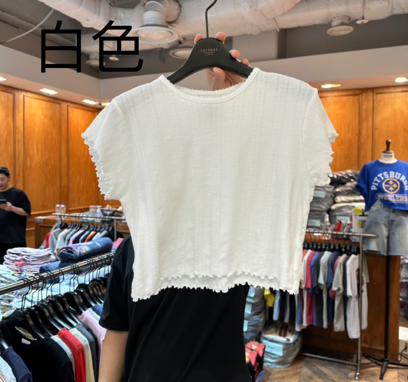GARMENT-P直郵韓國代購㊣女裝新品推薦時尚休閑25春夏人氣T恤GARMENTT恤圖色3