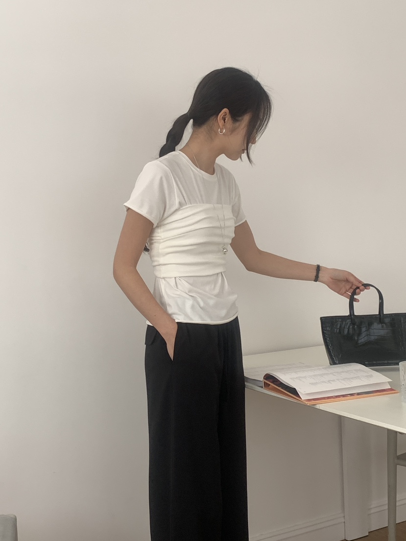 MEMOIRE直郵韓國代購㊣女裝新款時尚推薦休閑人氣套裝兩件套MEMOIRE套裝