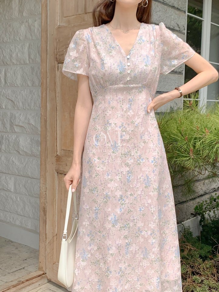 OVE韓國直郵㊣女裝新品推薦休閑25春夏熱賣時尚人氣連衣裙OVE連衣裙