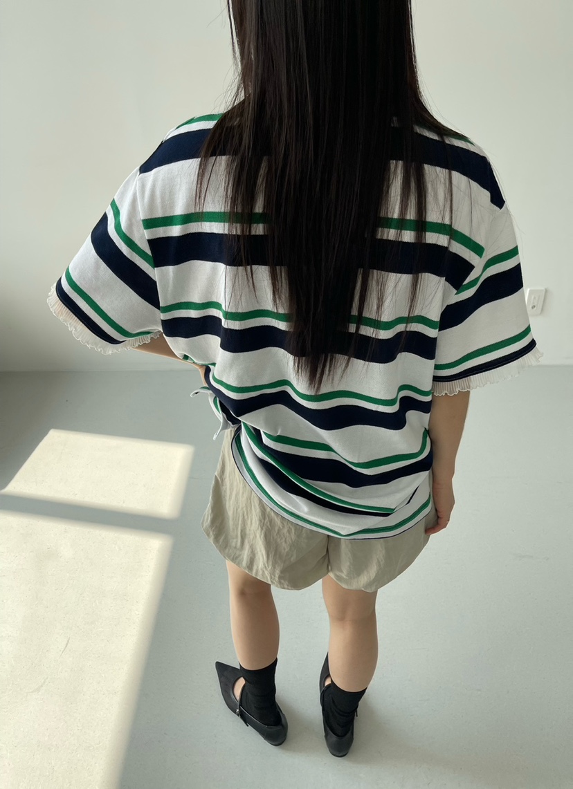 NEAR LEAP-P韓國直郵㊣東大門實拍女裝新品休閑時尚25春夏T恤NEAR LEAPT恤