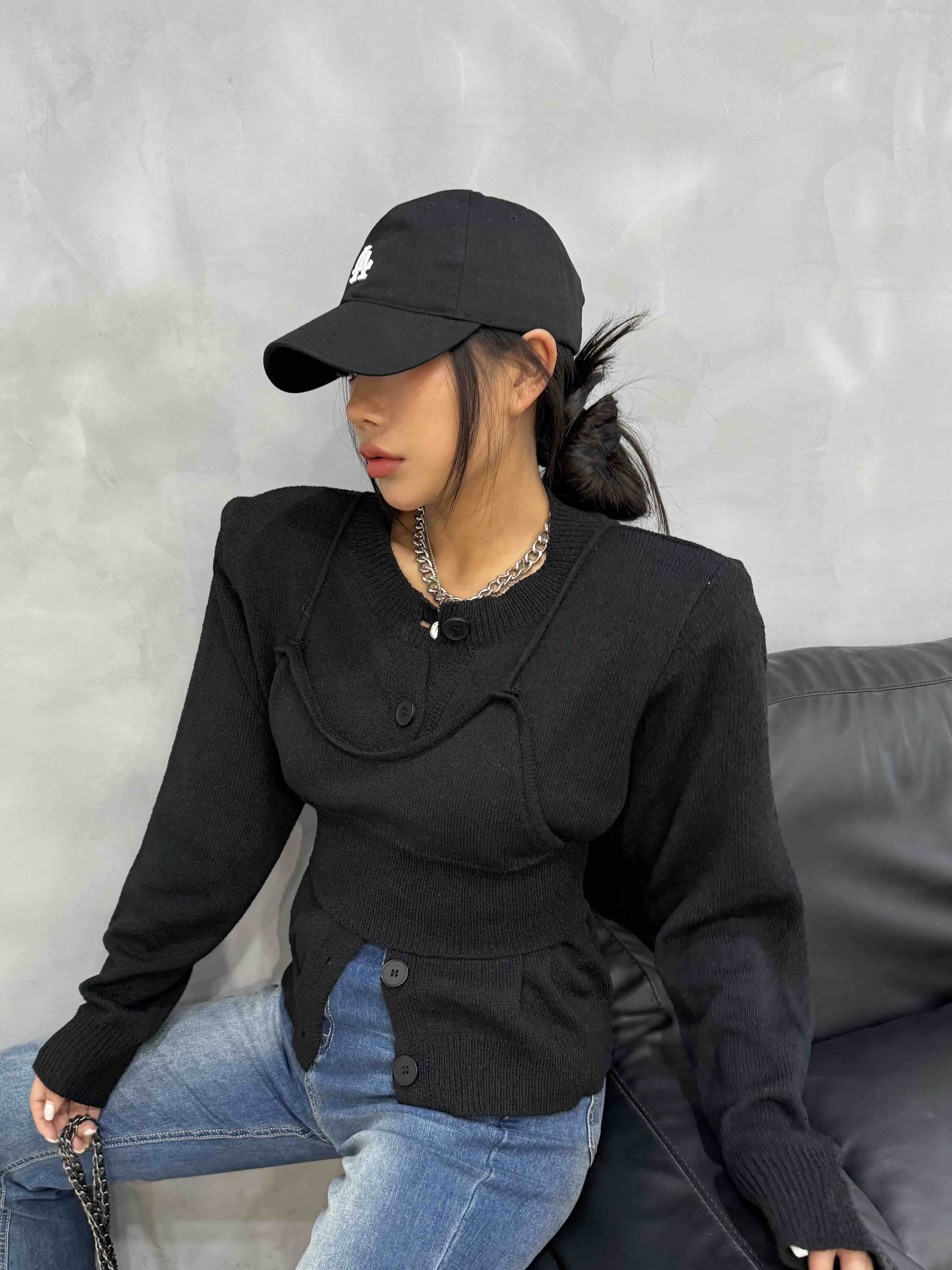 BLACK BABI韓國直郵㊣東大門實拍女裝新款人氣25春夏推薦套裝BLACK BABI套裝