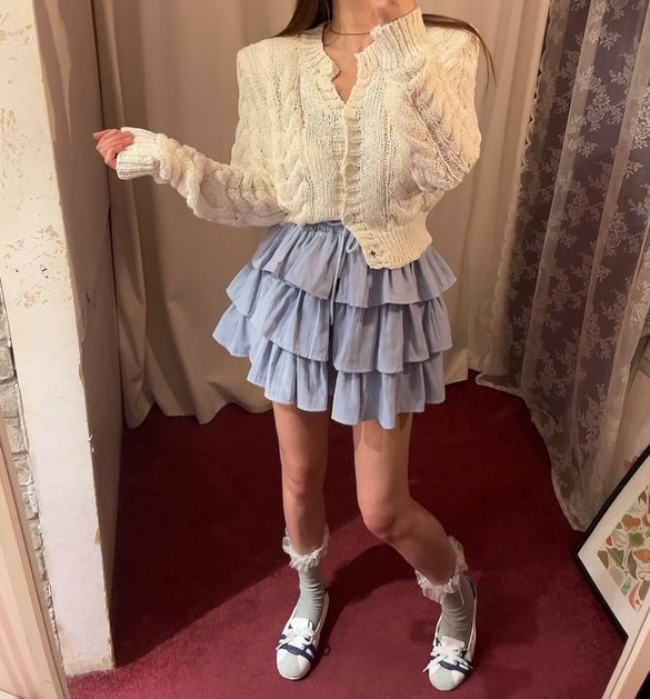 BLACK BABI韓國直郵㊣東大門實拍女裝新款時尚休閑針織衫開衫BLACK BABI針織衫