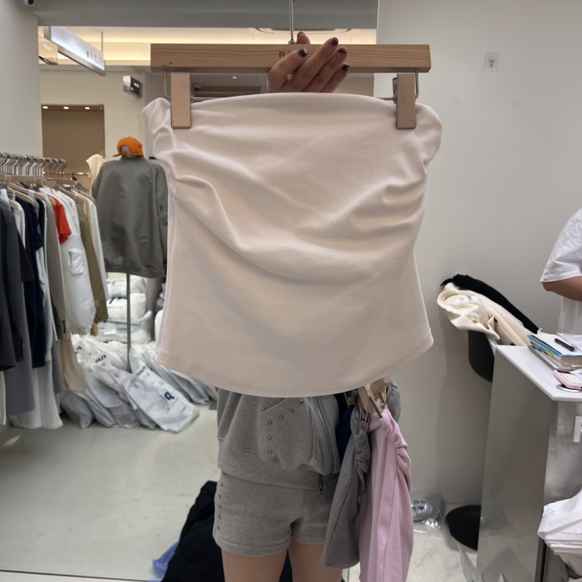 FLAUNT直郵韓國代購㊣女裝新款人氣25春夏休閑吊帶背心褶皺FLAUNT吊帶/背心圖色5