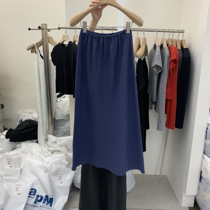 ESSENCE韓國直郵㊣女裝新品熱賣人氣25春夏推薦時尚長裙亞麻ESSENCE長裙