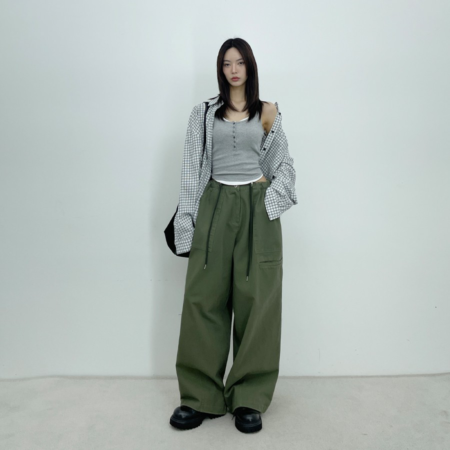 D2/A2韓國㊣直郵東大門代購女裝新品休閑時尚人氣推薦休閑褲D2/A2休閑褲圖色2