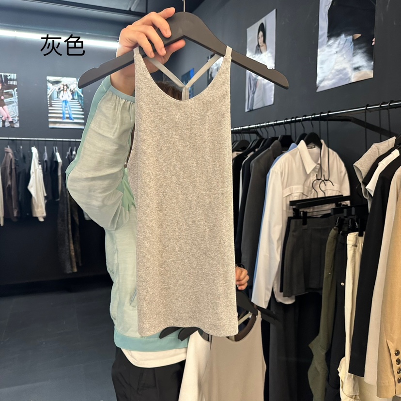 PROJECT WAVE-P韓國㊣直郵東大門代購女裝新品熱賣吊帶背心PROJECT WAVE吊帶/背心圖色2