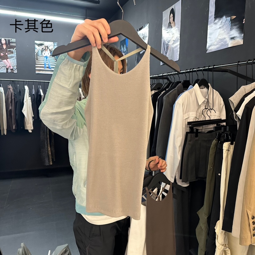 PROJECT WAVE-P韓國㊣直郵東大門代購女裝新品熱賣吊帶背心PROJECT WAVE吊帶/背心圖色3