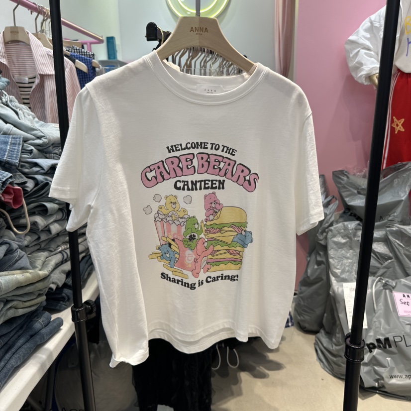 ANNA直郵韓國代購㊣女裝新品休閑25春夏推薦時尚熱賣人氣T恤ANNAT恤圖色3