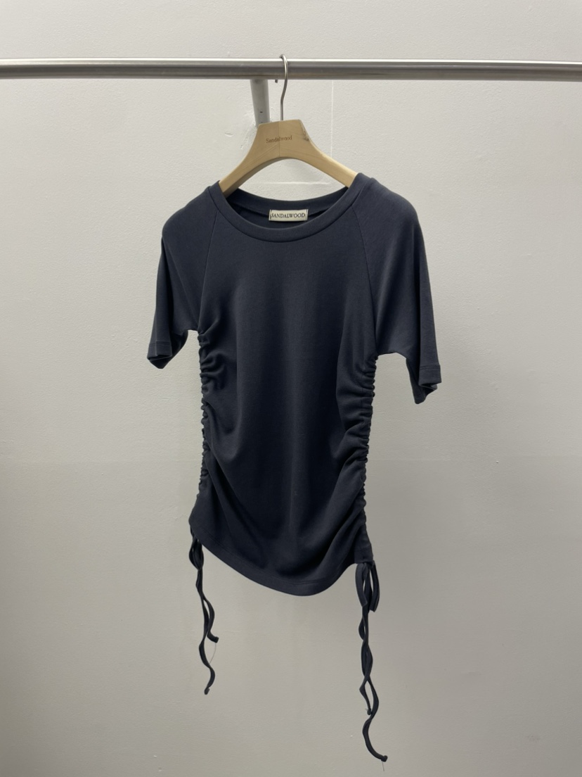 SANDALWOOD直郵韓國代購㊣女裝新品25春夏人氣時尚推薦熱賣T恤SANDALWOODT恤圖色2