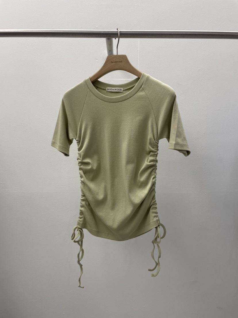SANDALWOOD直郵韓國代購㊣女裝新品25春夏人氣時尚推薦熱賣T恤SANDALWOODT恤圖色3