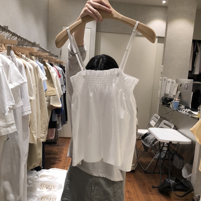 COMELY韓國直郵㊣女裝新品時尚25春夏休閑人氣推薦吊帶背心COMELY吊帶/背心