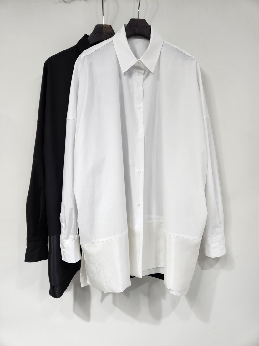 BYL韓國㊣直郵東大門代購女裝新款休閑熱賣25春夏襯衫蕾絲衫LIBERZEN BY L襯衫/蕾絲衫圖色1左一色