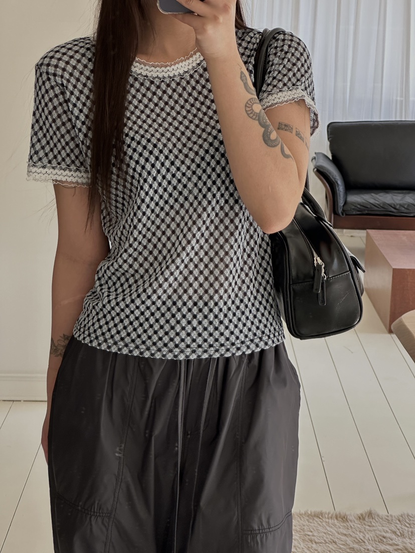 BENE韓國㊣直郵東大門代購女裝新款熱賣推薦人氣25春夏時尚T恤BENET恤圖色1